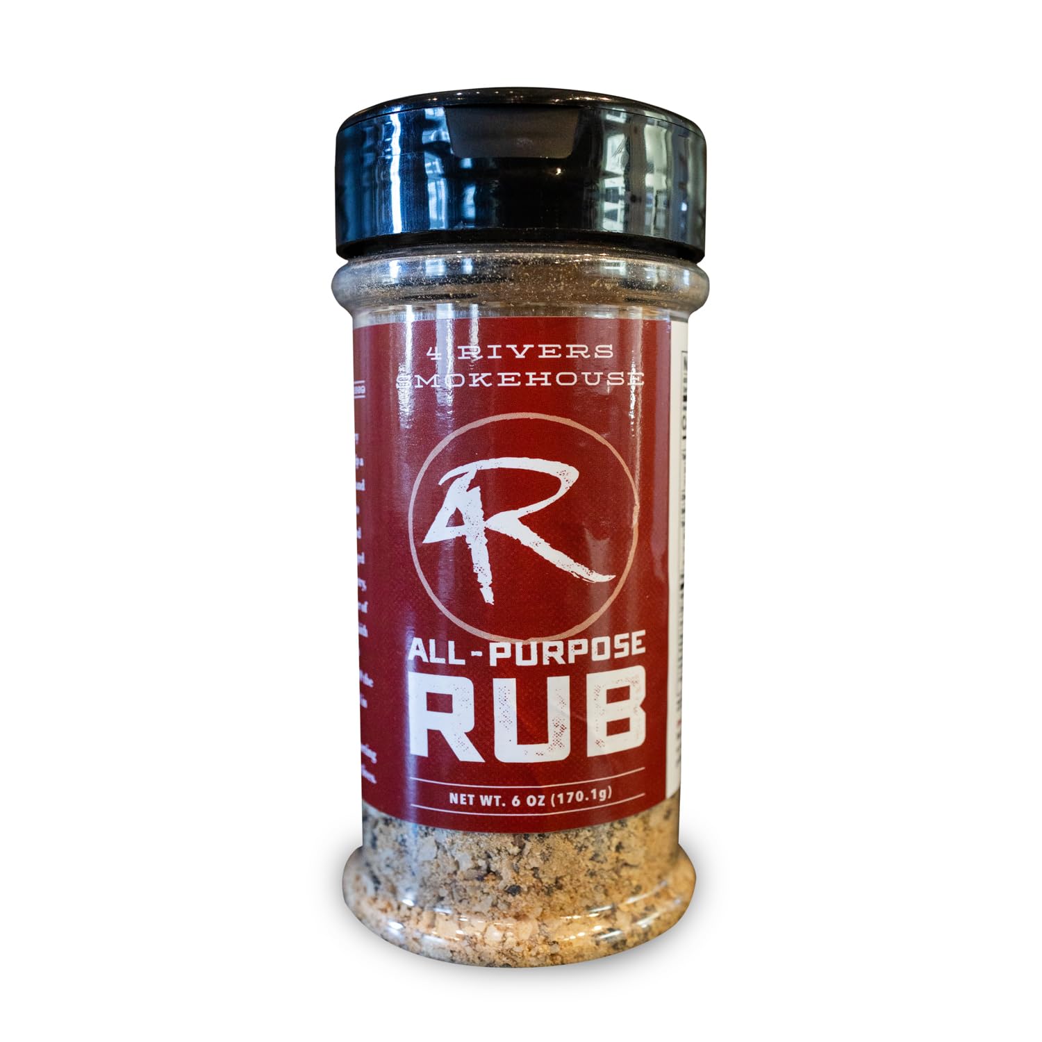 4 Rivers - Smokehouse Brisket Rub - Dry Rub Seasoning for Roasting, Slow-Cooking or Grilling - Premium Blend - Multi-Regional Recipe - Premium Ingredients - 6 oz | Seasoning for Roasting, Slow-Cooking or Grilling, Premium House-Made Blend, Multi-Regional…