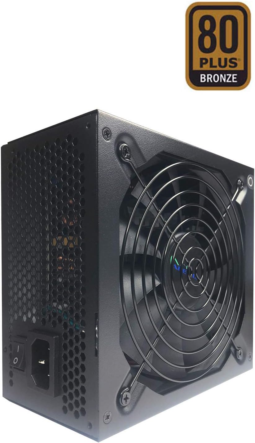 Apevia JUPITER800W Jupiter 800W 80 Plus Bronze Certified Active PFC ATX Gaming Power Supply, Supports Dual/Quad Core CPUs, SLI/Crossfire/Haswell