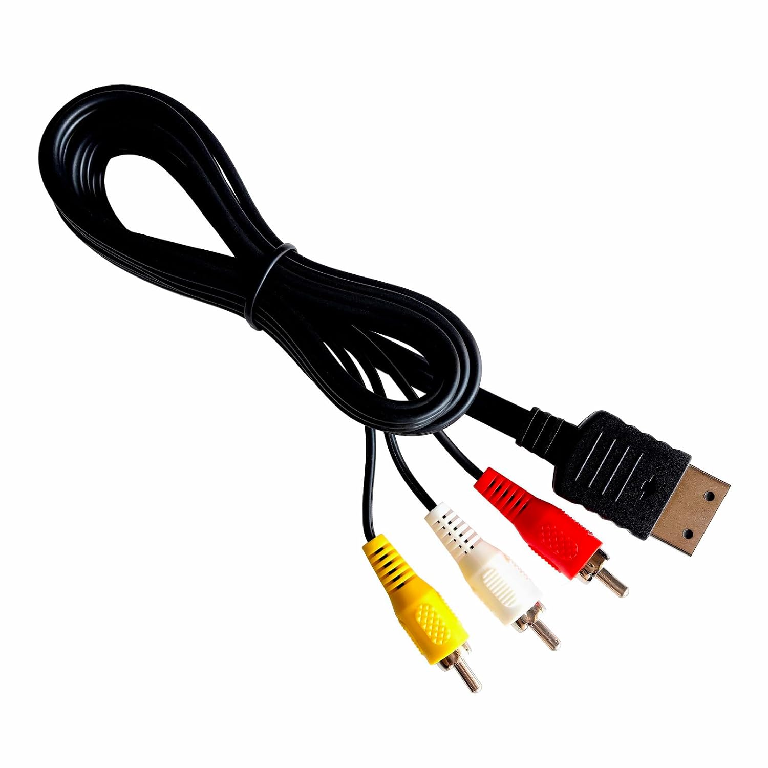 6FT Composite AV Cable Compatible with Sega Dreamcast DC128 | Yellow plug for video