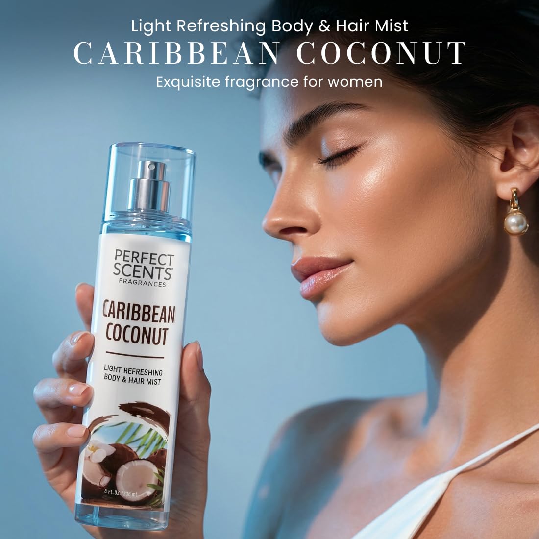 Instyle Fragrances Light Refreshing Body & Hair Mist, Tahitian Vanilla