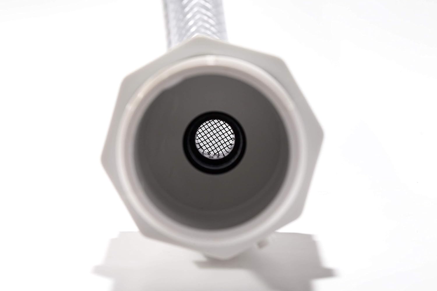 High-Flow Spout for 5 Gallon Plastic Military Fuel Cans -Easy Thread Nozzles with Filter and Dust Cap (3/4" O.D./18" Long)