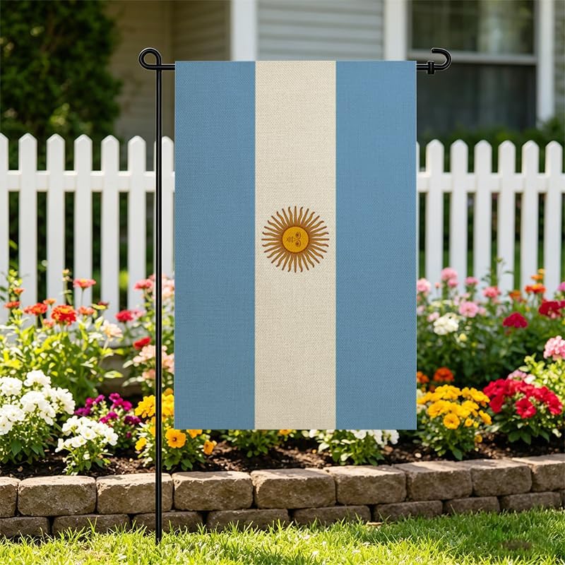 Nicaragua Nicaraguans Garden Flags 12x18 Inch Double Sided Burlap Patriotic Country Yard Flag Banners Outdoor Weather Resistant Farmhouse Porch Lawn Decoration