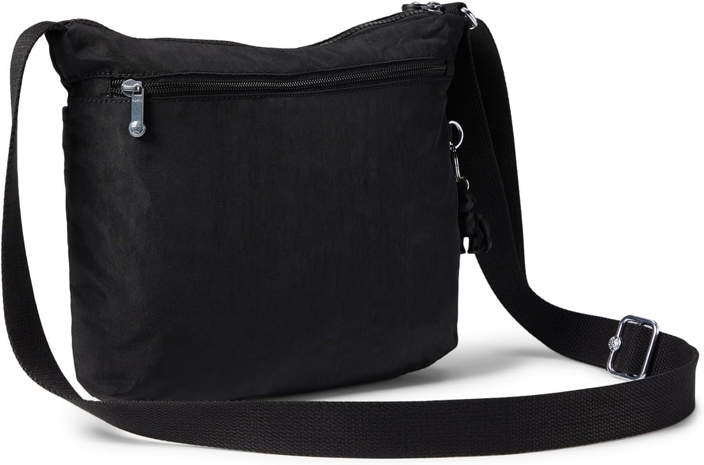 Kipling Womens Arto Crossbody Bag, Black Noir, 11.25 L X 10.25 H X 1.5 D US