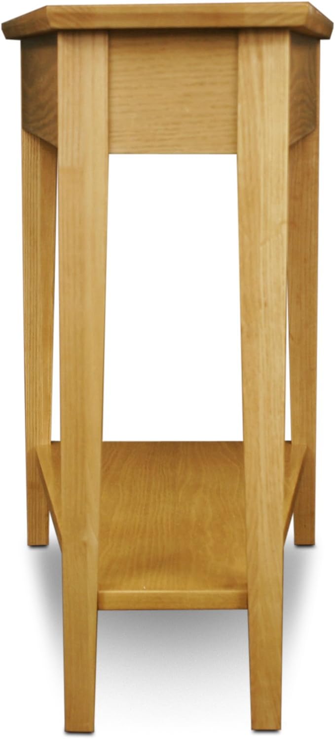 Leick Home Delton Wedge End Table, 17", Sienna