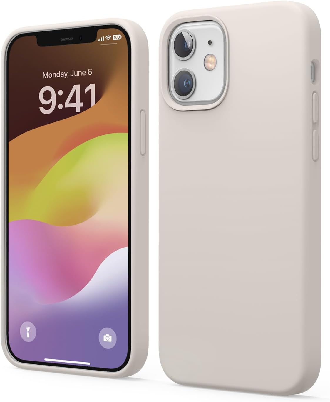 elago Premium Liquid Silicone Case for iPhone 12 Mini Lavender
