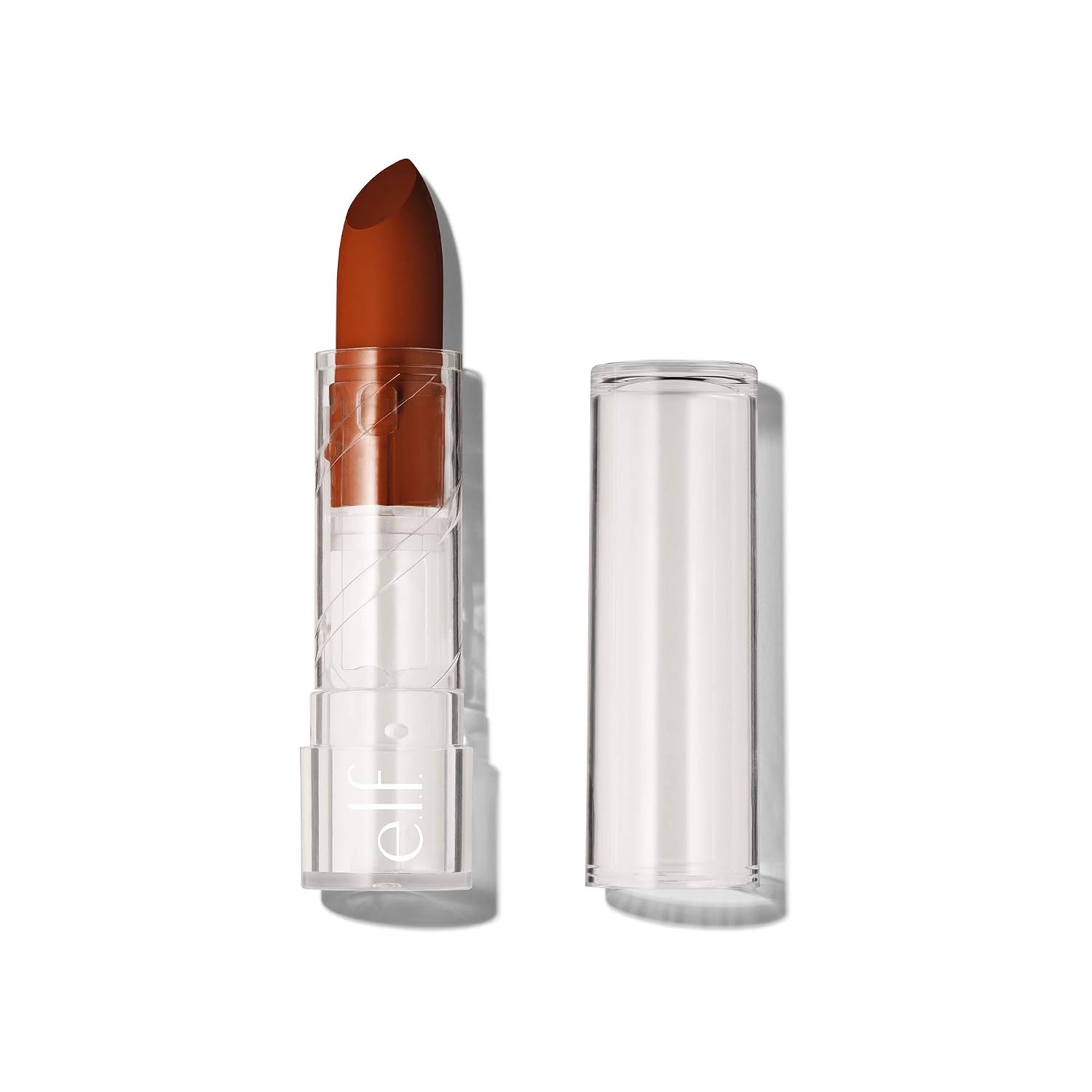 e.l.f. Srsly Satin Lipstick, Intense Color Payoff & Silky Smooth Formula, Cider, 0.16 Oz