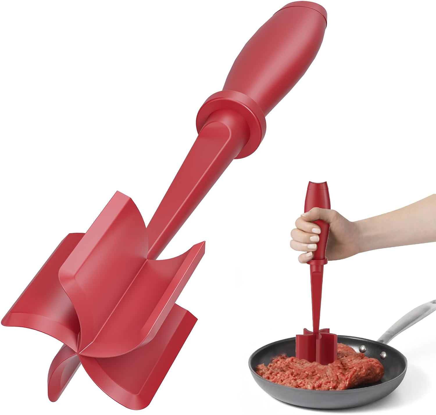 PGYARD Meat Chopper Hamburger Grinder, Kitchen Smasher for Ground Beef