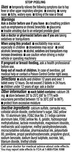 Chlorpheniramine Maleate Extended Release, 12 Mg , 60 Tablets