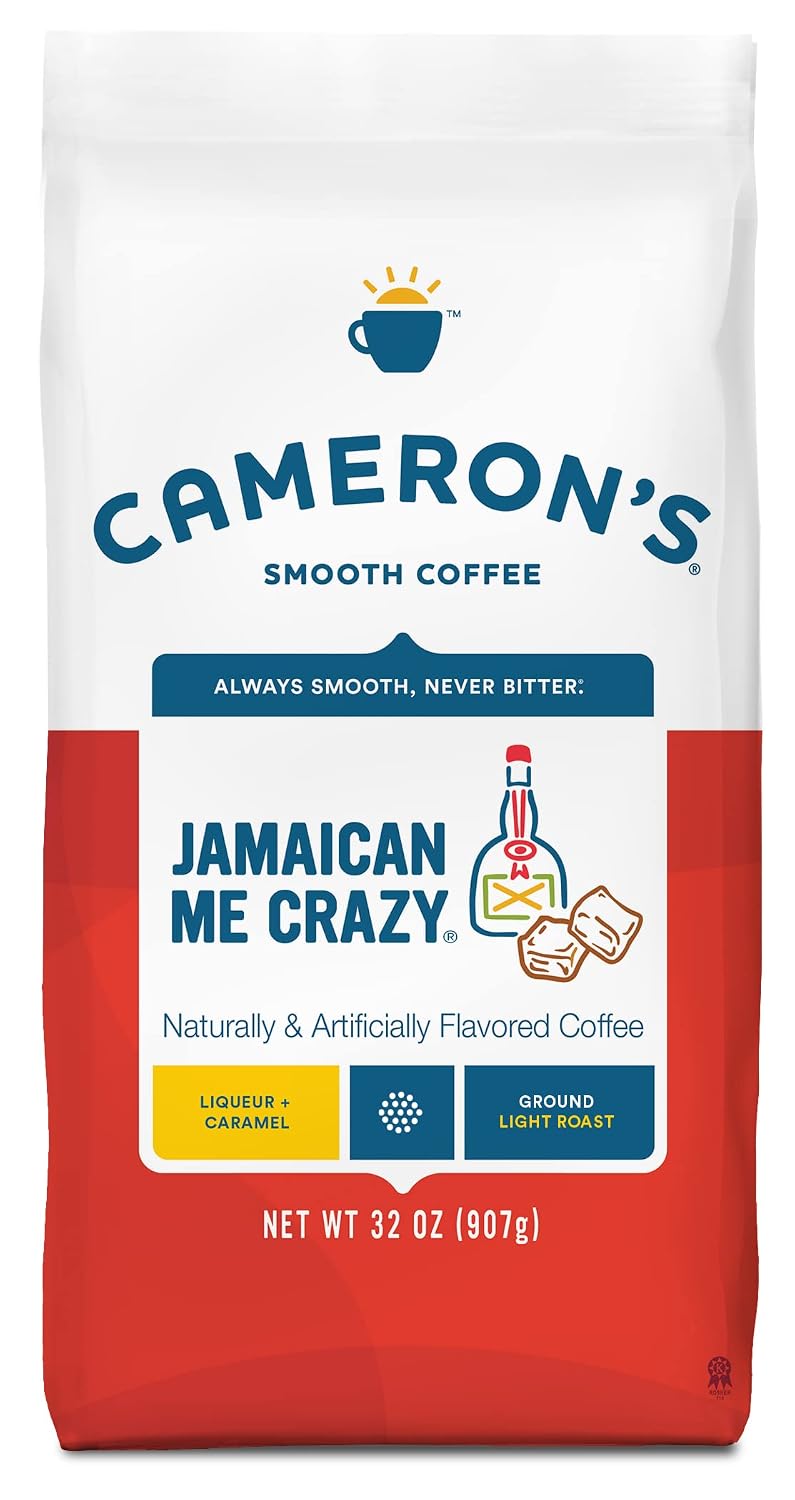 Cameron's Coffee Roasted Ground Coffee Bag, Flavored, Vanilla Hazelnut, 32 Ounce
