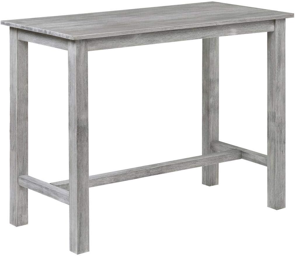 Boraam Sonoma Pub Table - Barnwood Wire-Brush