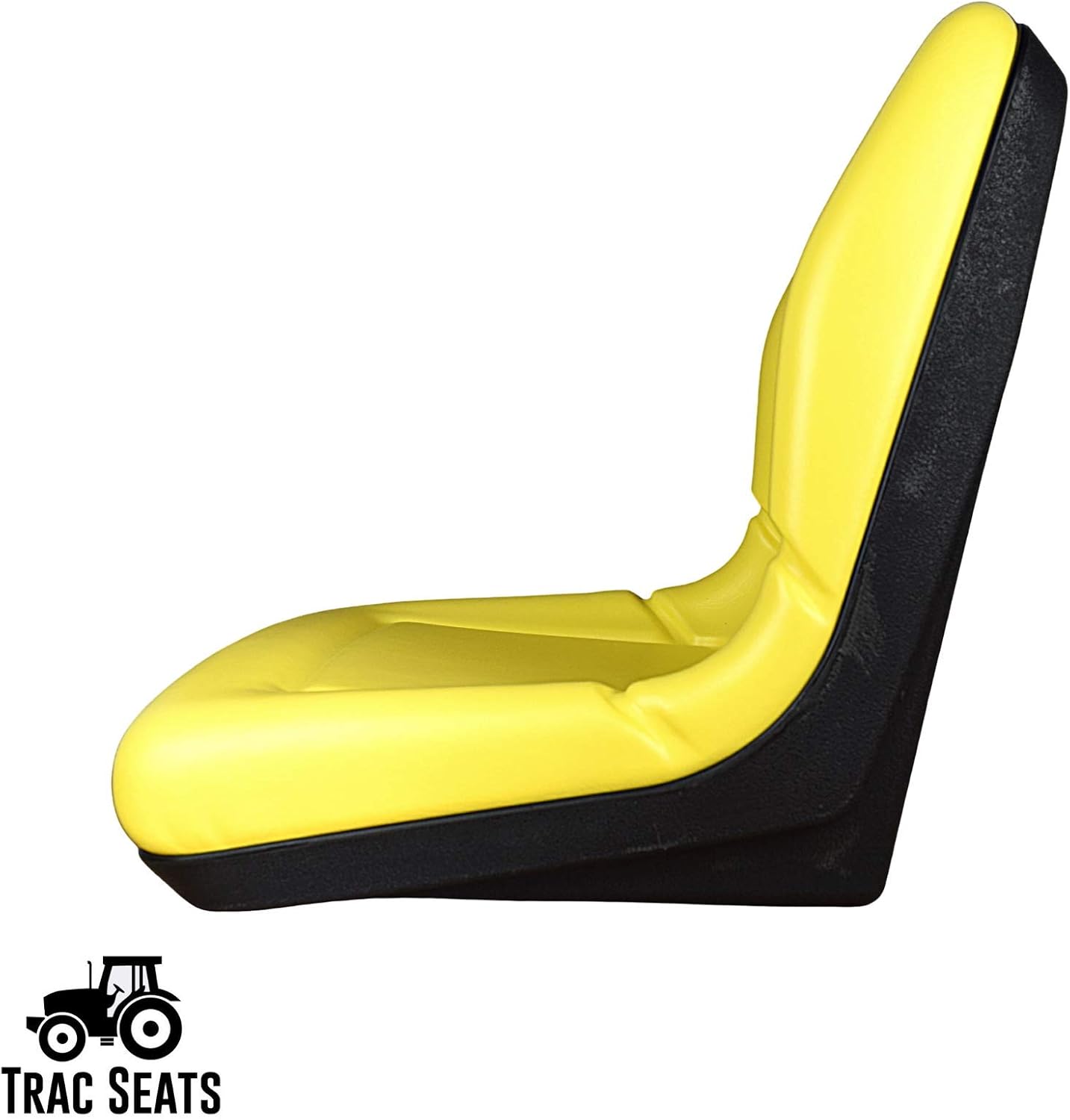 TRAC SEATS Yellow High Back Seat for John Deere GT225 GT235 GT245 GX325 GX335 GX345 GX355D LX255 Lawn Mower Tractor