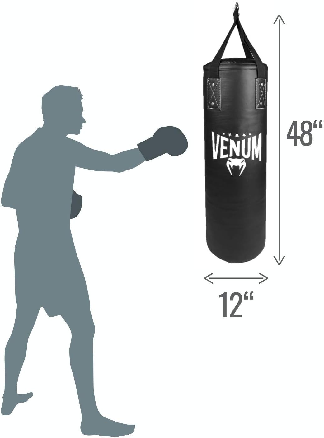 Venum Origins Punching Bag (Ceiling Mount Included)