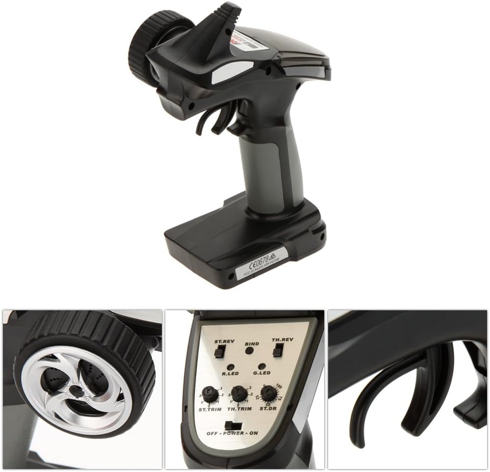 Flysky FS-GT2E AFHDS 2A 2.4ghz 2CH Radio System Transmitter for RC Car Boat with FS-A3 Receiver