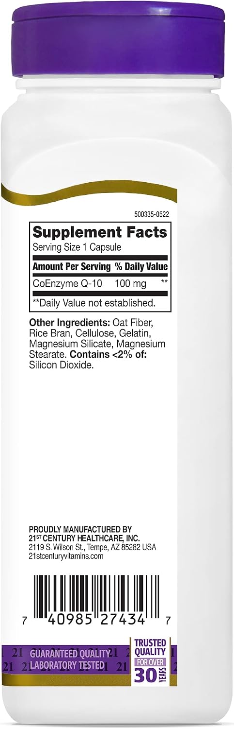 21st Century CoQ10, 100 mg, 150 Capsules