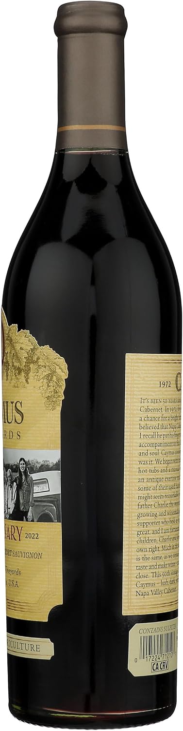 Caymus Vineyards Cabernet Sauvignon, Red Wine, 750 mL Bottle