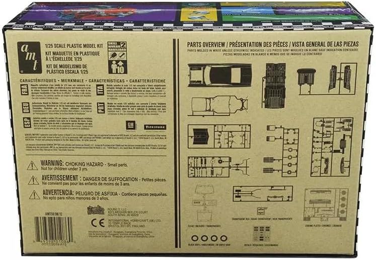 AMT 981 1967 Chevrolet Impala SS 1:25 Scale Plastic Model Kit - Requires Assembly