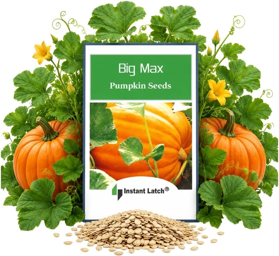 20 Big Max Pumpkin Seeds for Planting Non GMO Heirloom Seeds Fresh Garden Seed