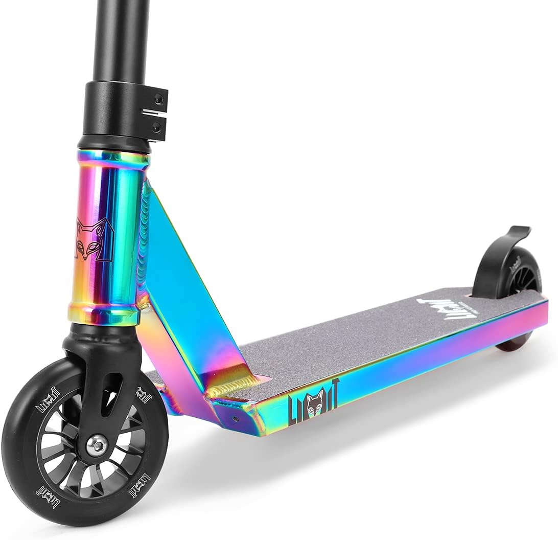 LMT69 Professional Scooter-Trick Scooter-Intermediate Beginner Stunt Scooter Suitable - Children, Teenagers Adults 8 Years Old Above