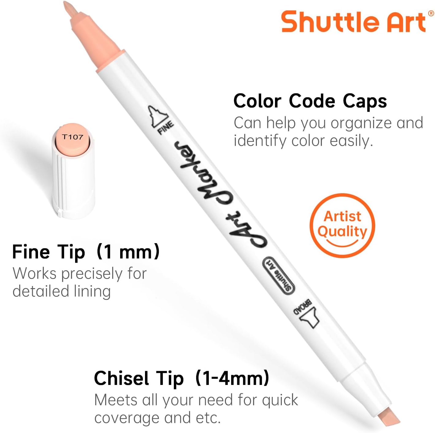 Shuttle Art 101 Colors Alcohol Markers