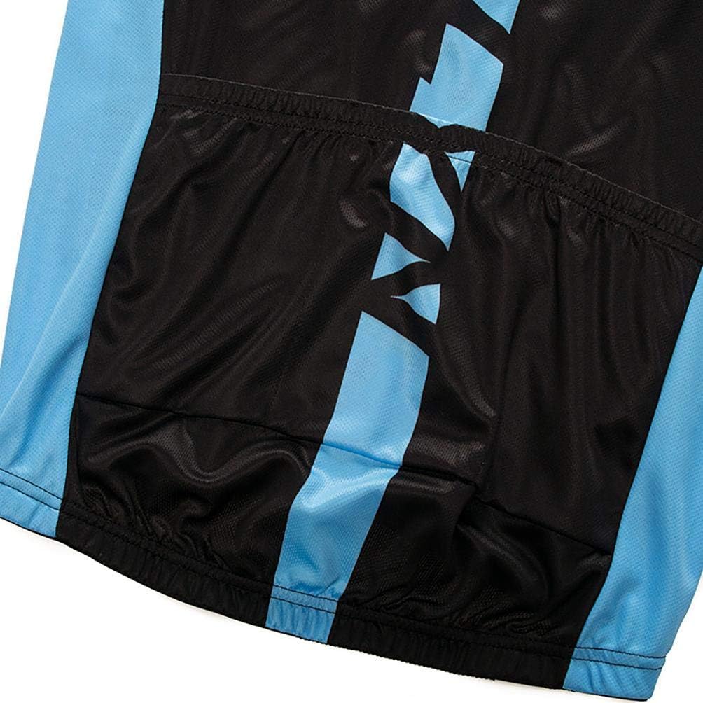 Men's Quick-Dry Cycling Jersey Set Road Bike Bicycle Shirt + Bib Shorts with 9D Gel Pad MTB Riding Clothing Kit