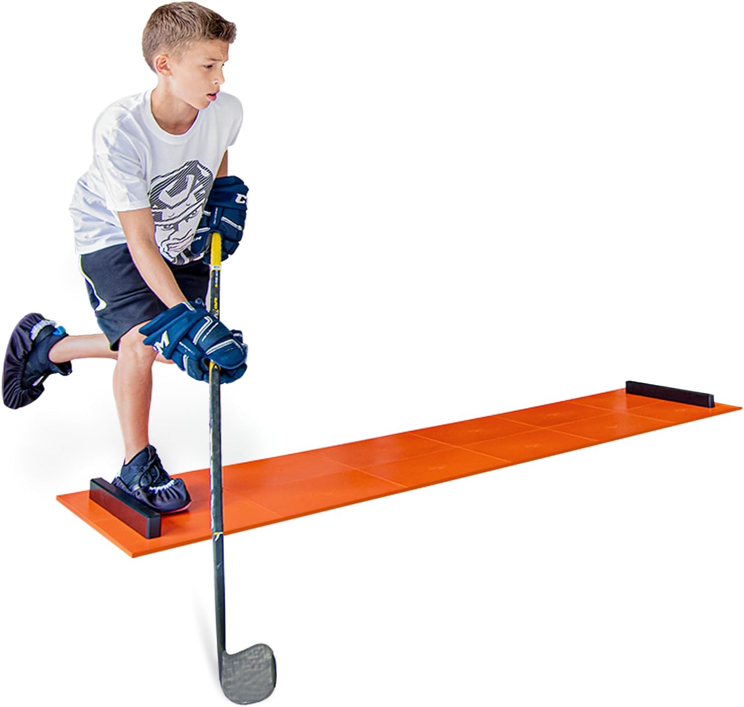 Slide Board for Cardio, Core & Leg Training – Indoor & Outdoor Sliding Exercise Board – Includes Booties – – Home Gym Workout Equipment