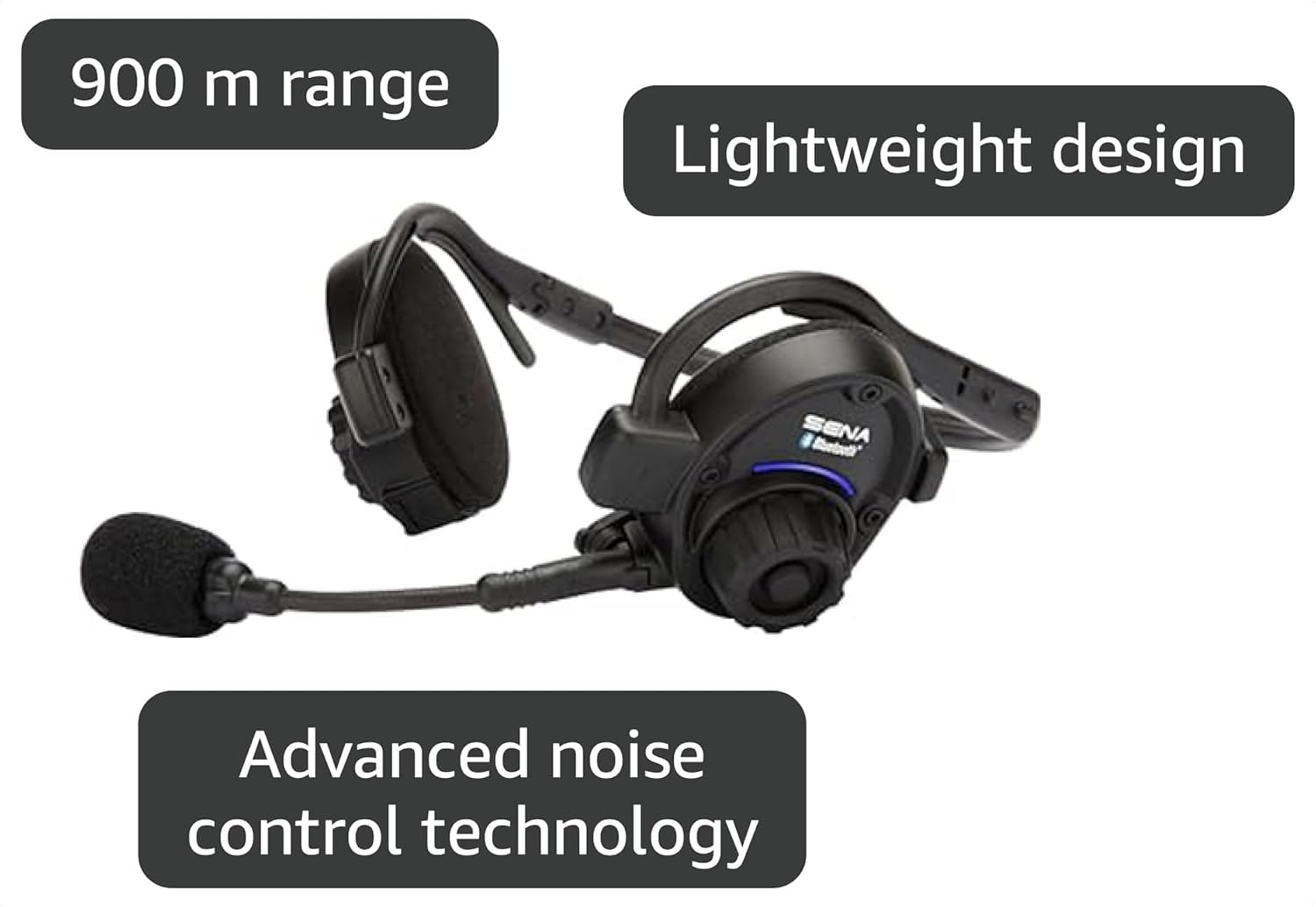 Sena SPH10 Outdoor Sports Bluetooth Stereo Headset/Intercom, Black
