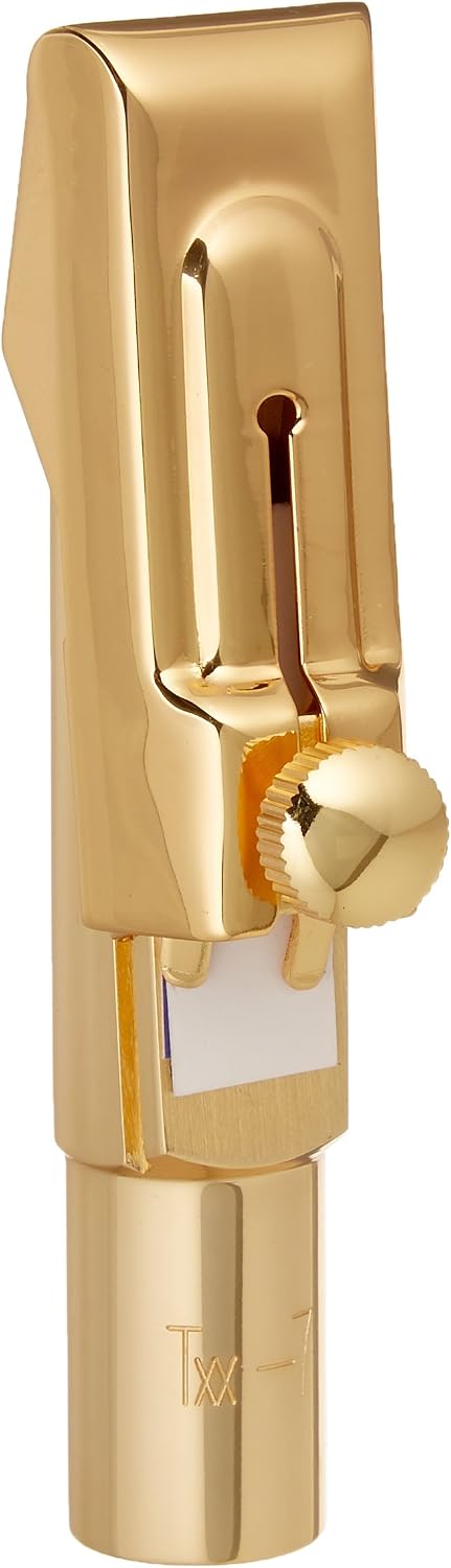 Paititi Professional Gold Plated Alto Saxophone Metal Mouthpiece #6