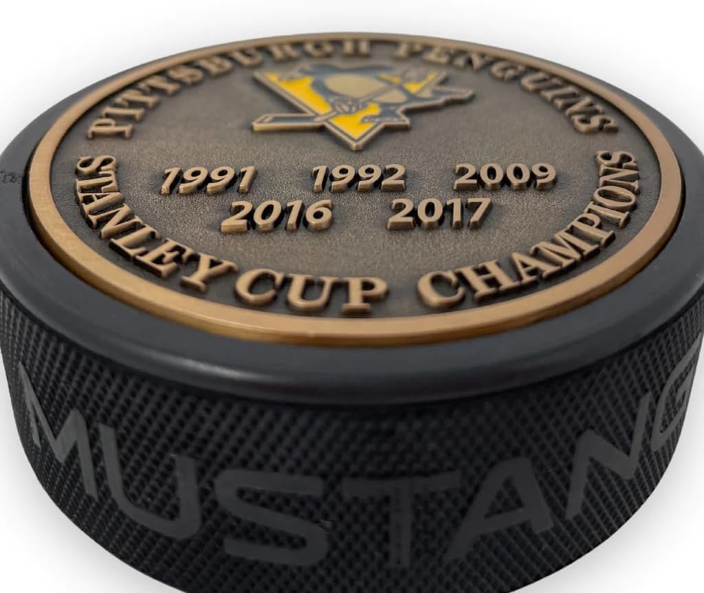 Sports Decor Stanley Cup Years Gold Medallion Puck