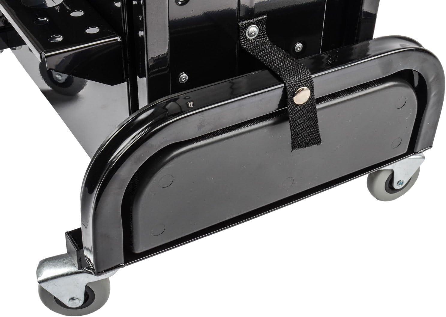 3-Drawer Rolling Tool Box Seat | 3-Drawer Rolling Tool Box Seat for supporting the driver or passenger in the vehicle; steel and rubber construction
