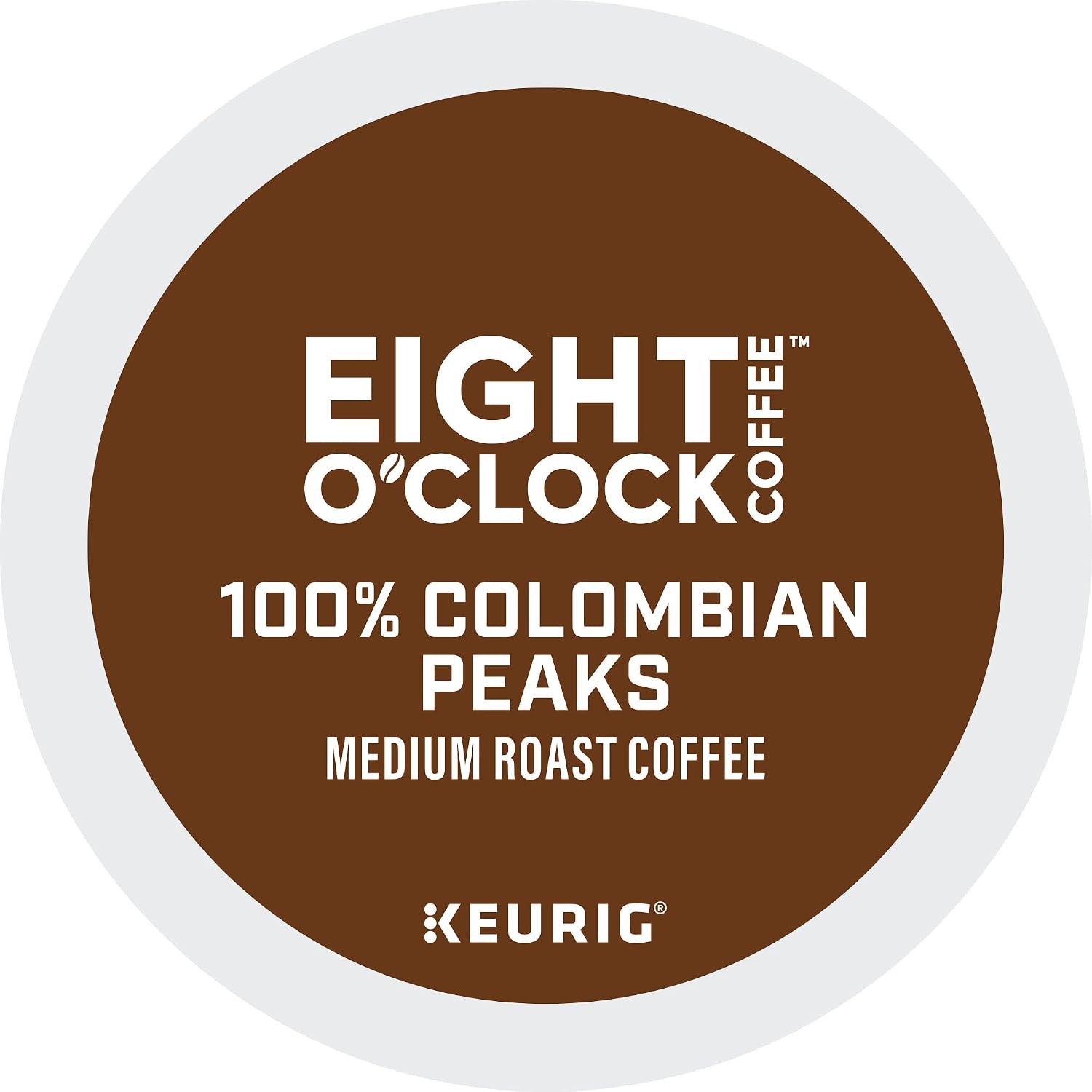 Eight O'Clock Coffee The Original, Single-Serve Keurig K-Cup Pods, Medium Roast Coffee Pods, 72 Count