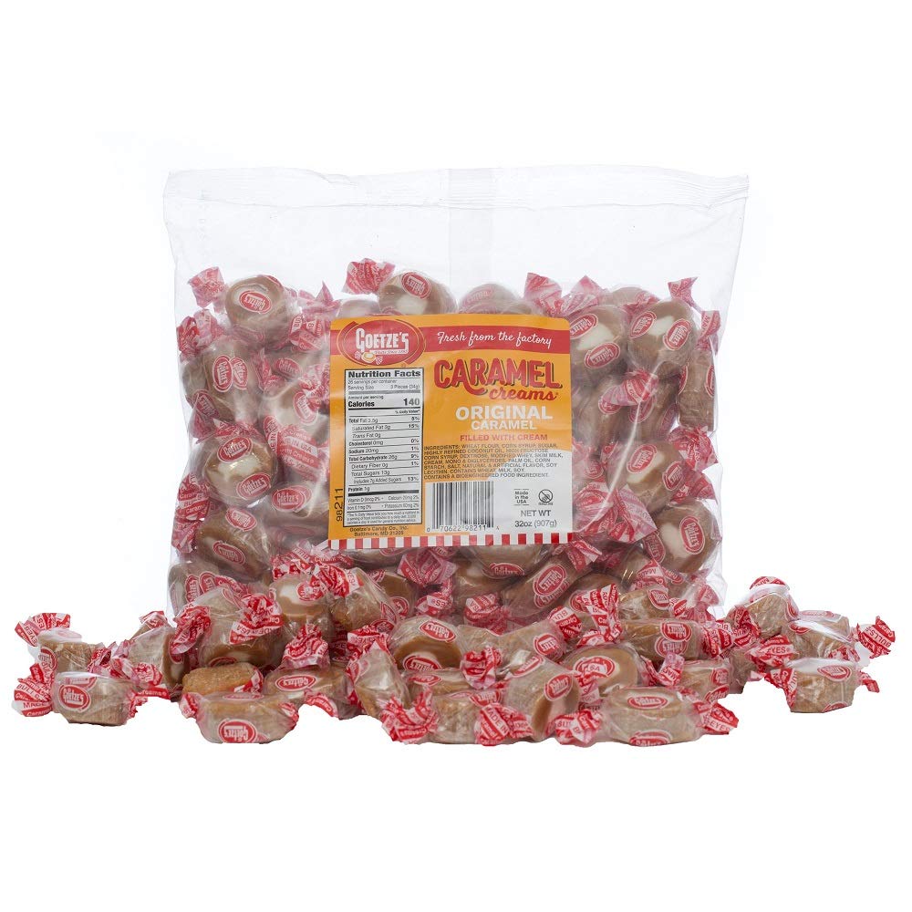 Goetze's Original Vanilla Caramel Creams - Retro Candy (2Lb)
