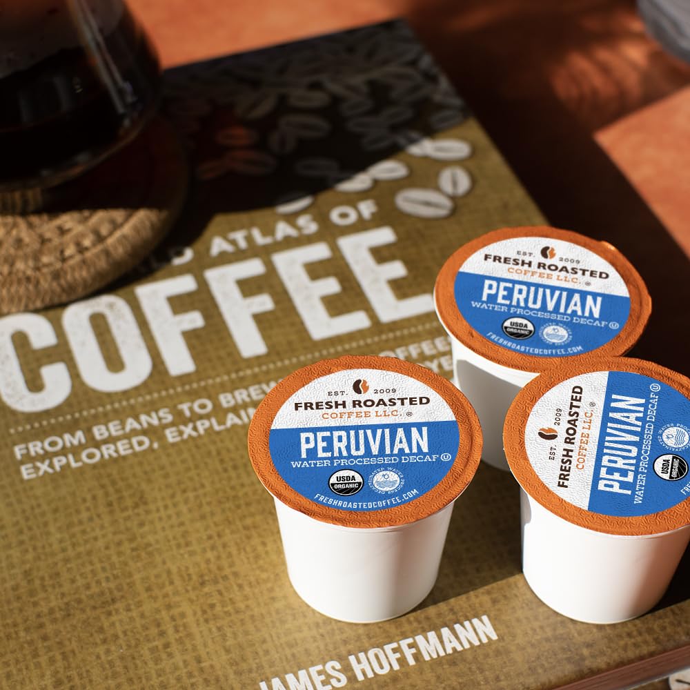 Fresh Roasted Coffee, 100% Colombian K-Cup Pods for Keurig Brewers, Medium Roast, Kosher, 96 Count Loose Pack