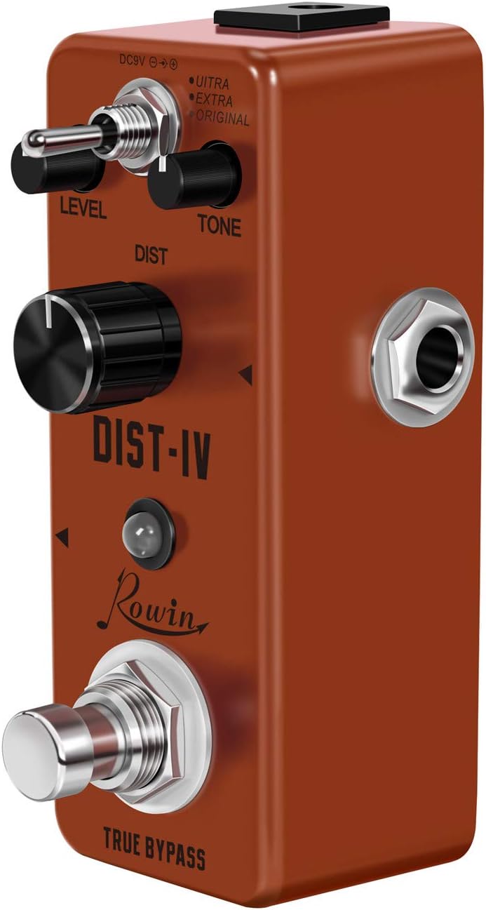 Vintage Vacuum Bluesy Guitar Effect Pedal,Electric Guitar Effect Sound Low Key Mild Clipping