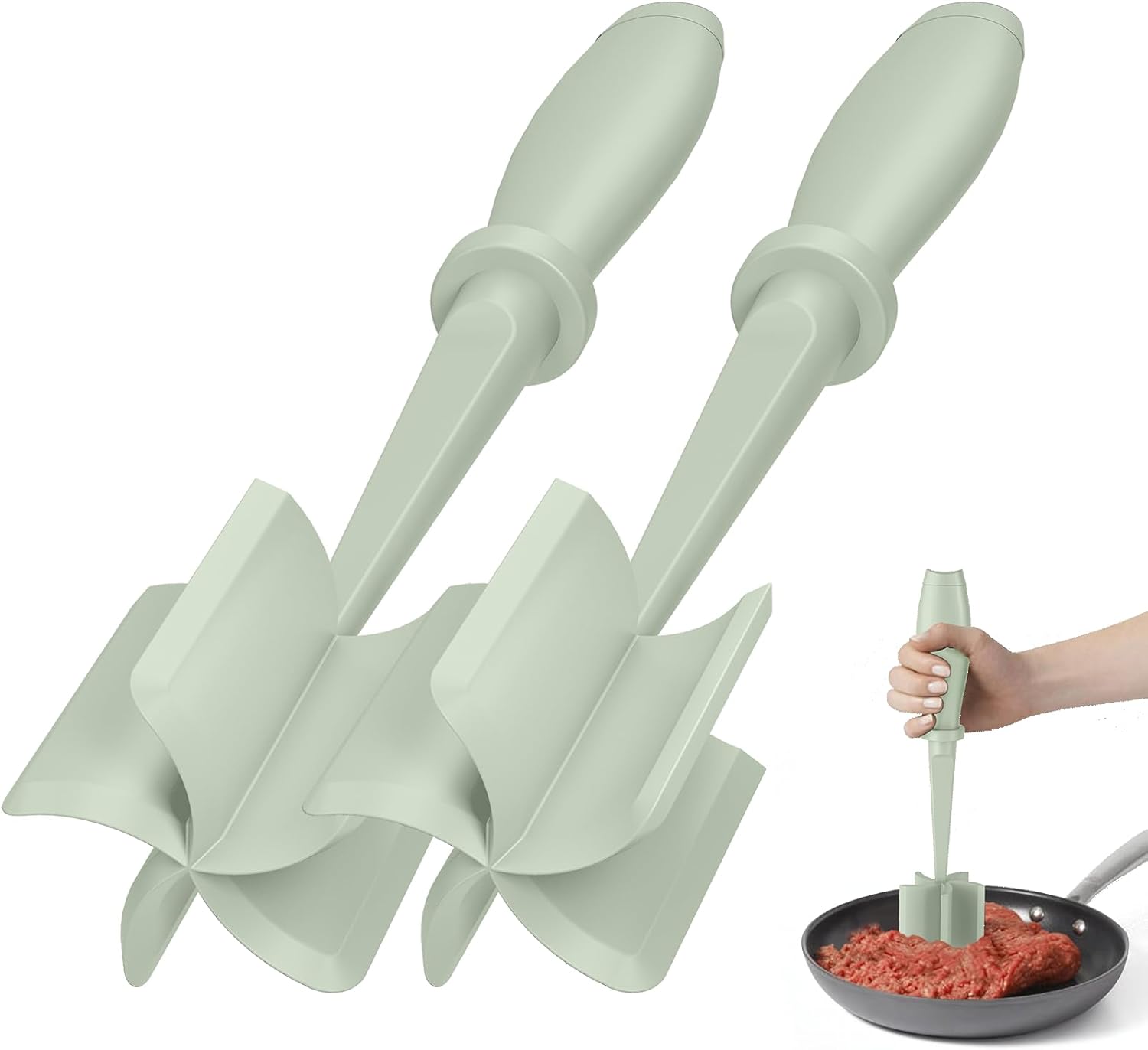PGYARD Meat Chopper Hamburger Grinder, Kitchen Smasher for Ground Beef