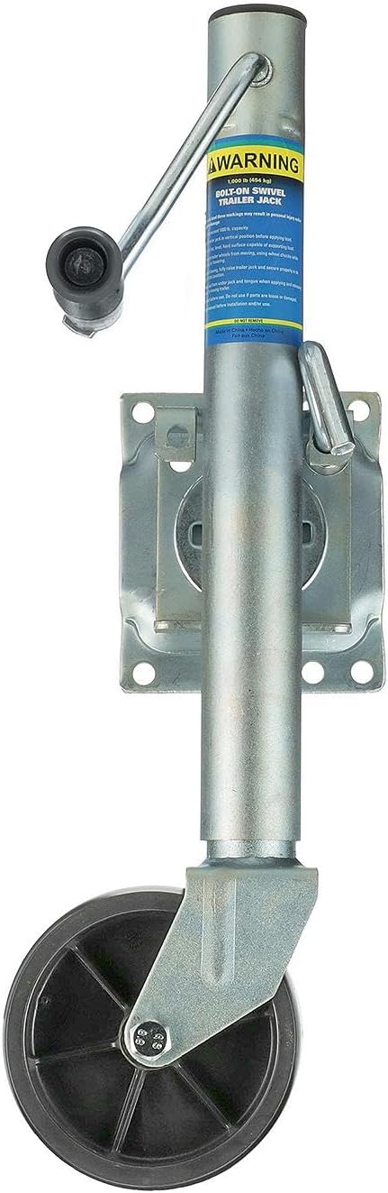 Seachoice Fold Up Trailer Jack, 22-7/8 In., Max Lift 1,000 Lbs.