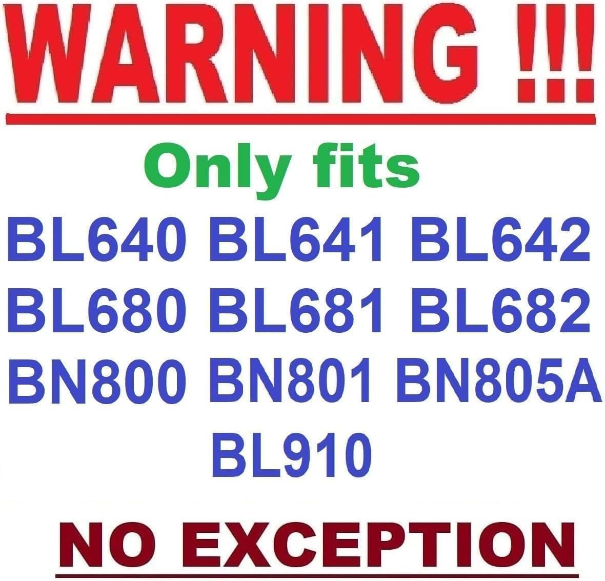 Replacement Locking Lid for Ninja 64oz Processor Bowl BL640 BL641 BL642 BL642W BL642W1 BL642Z BL680 BL680A BL681A BL682 BN801 BN805 BN805A BL910