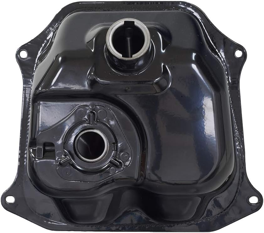 AlveyTech Black Metal Fuel Tank - For 50cc QMB139 Scooters & Other Power sports Models - Tao Tao Moped Gas Tank With 5.5 Liters Fuel Capacity