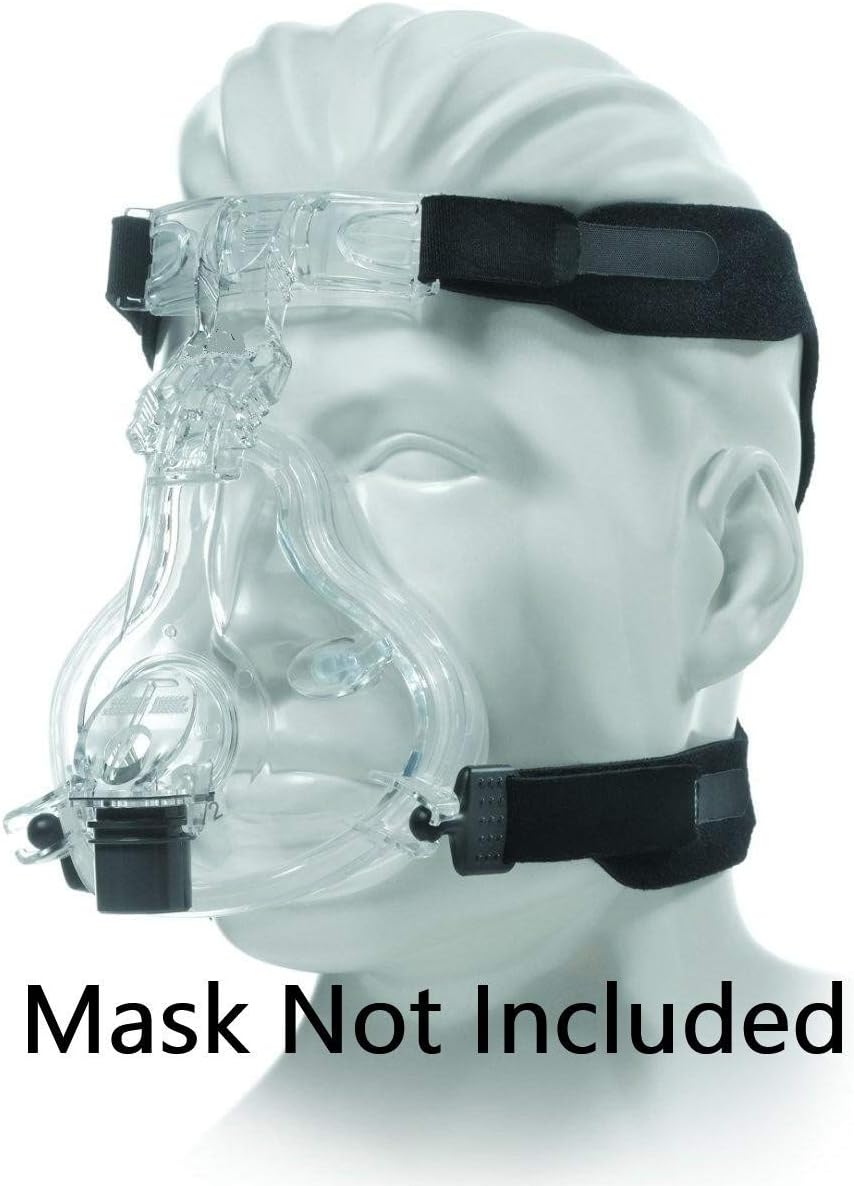 Universal CPAP Headgear Strap – Replacement for Philips Respironics Headgear & ResMed CPAP Supplies – CPAP Mask & Head Strap (Mask, Clips NOT Included)