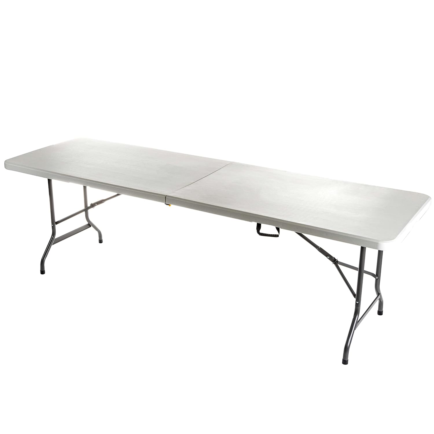 Iceberg IndestrucTable Classic Center-Folding Table, 5 ft, Platinum Granite | Measures 60" x 30" x 29", holds up to 250 lbs, indoor and outdoor use, center-folding for easy carry, ideal for camping