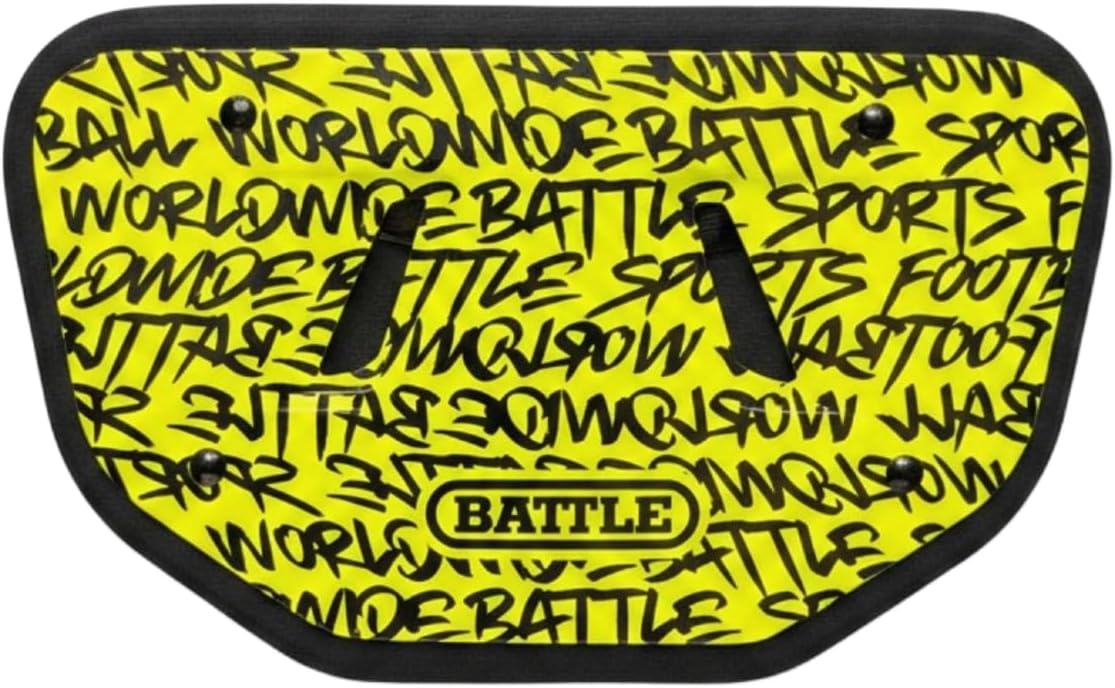 Battle Sports Novelty Football Back Plate, Kids, Adults