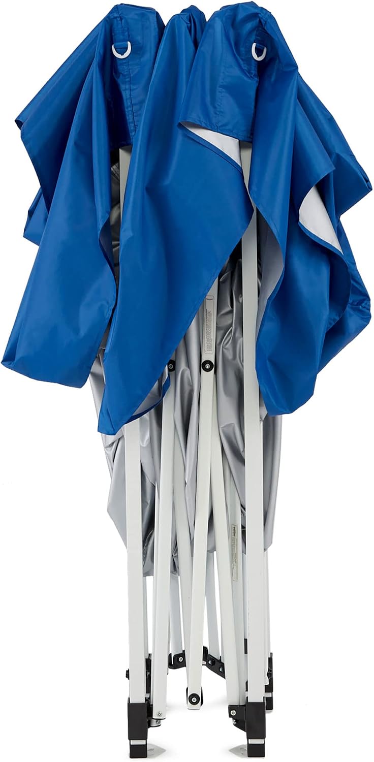 Caravan Canopy Pop-Up Tent V Series 2 12 x 12 ft Slanted Leg Instant Shade, Blue