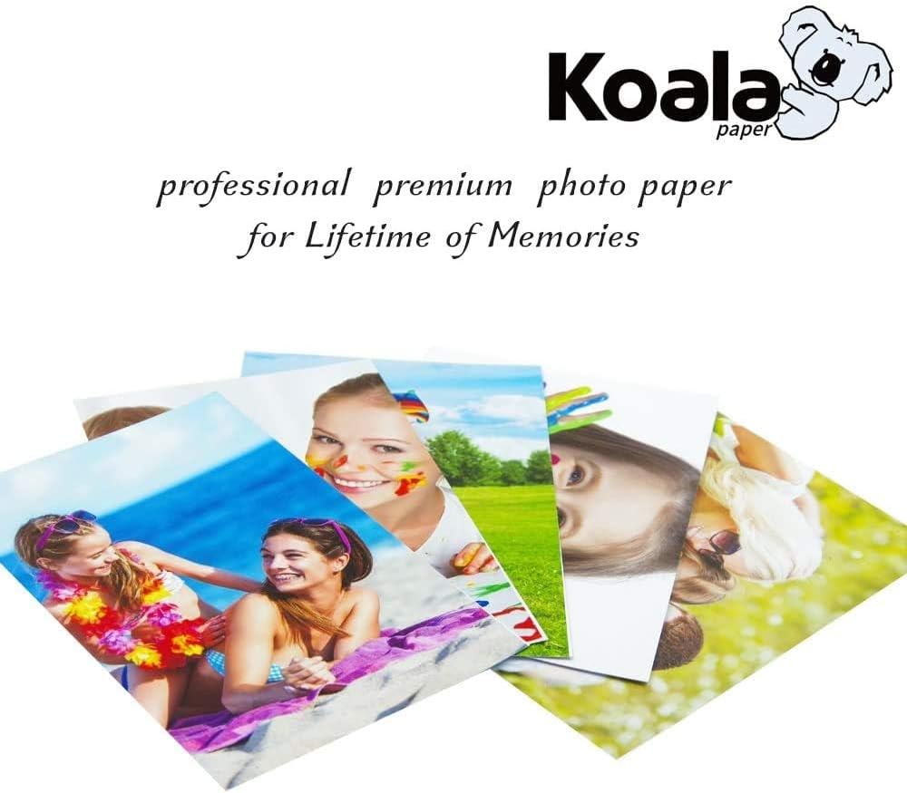 Koala Photo Paper Resin Coated 11x17 In Satin Photo Printer Paper 72lb