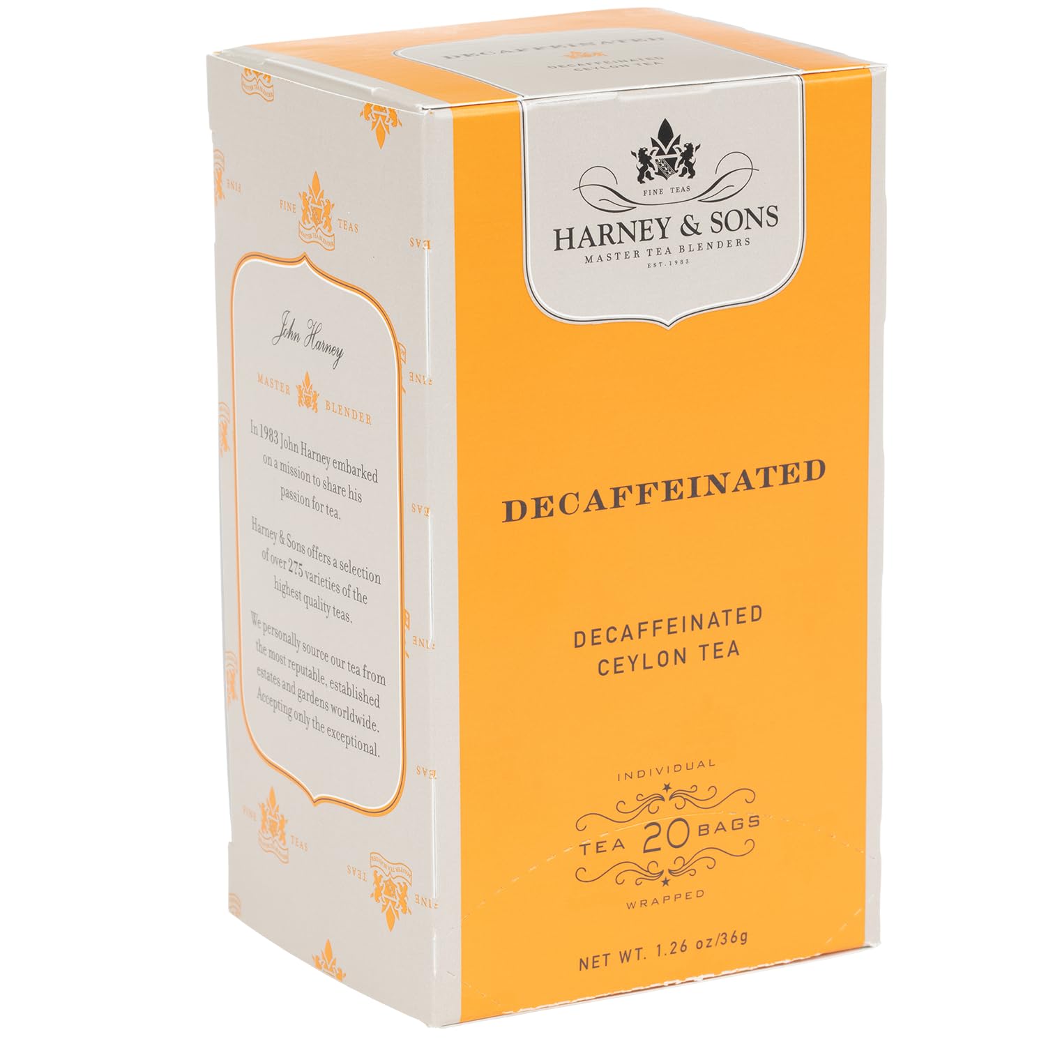 Harney & Sons Tea Bags Tropical Green 20 Count