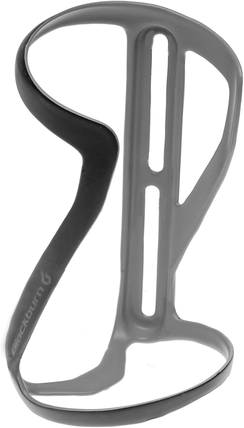 Blackburn Clutch Carbon Side-Entry Bike Bottle Cage (Grey, Left)