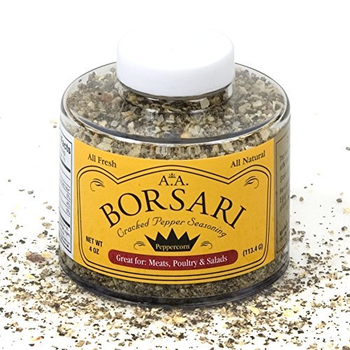 Borsari Seasoned Salt Combo - Multi-Use All Purpose Original and Orange Ginger Seasonings - Gourmet Sea Salt Blends With Herbs and Spices - Set of 2, 4 oz Shaker Bottles