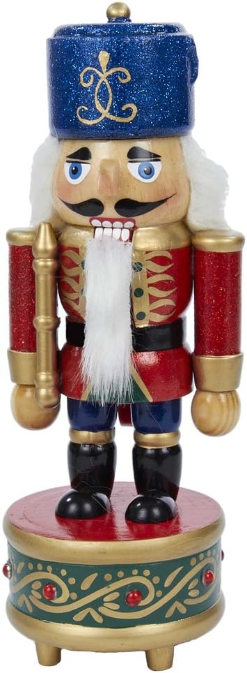 Kurt Adler Wooden Musical Soldier Nutcracker, 8.5-Inch