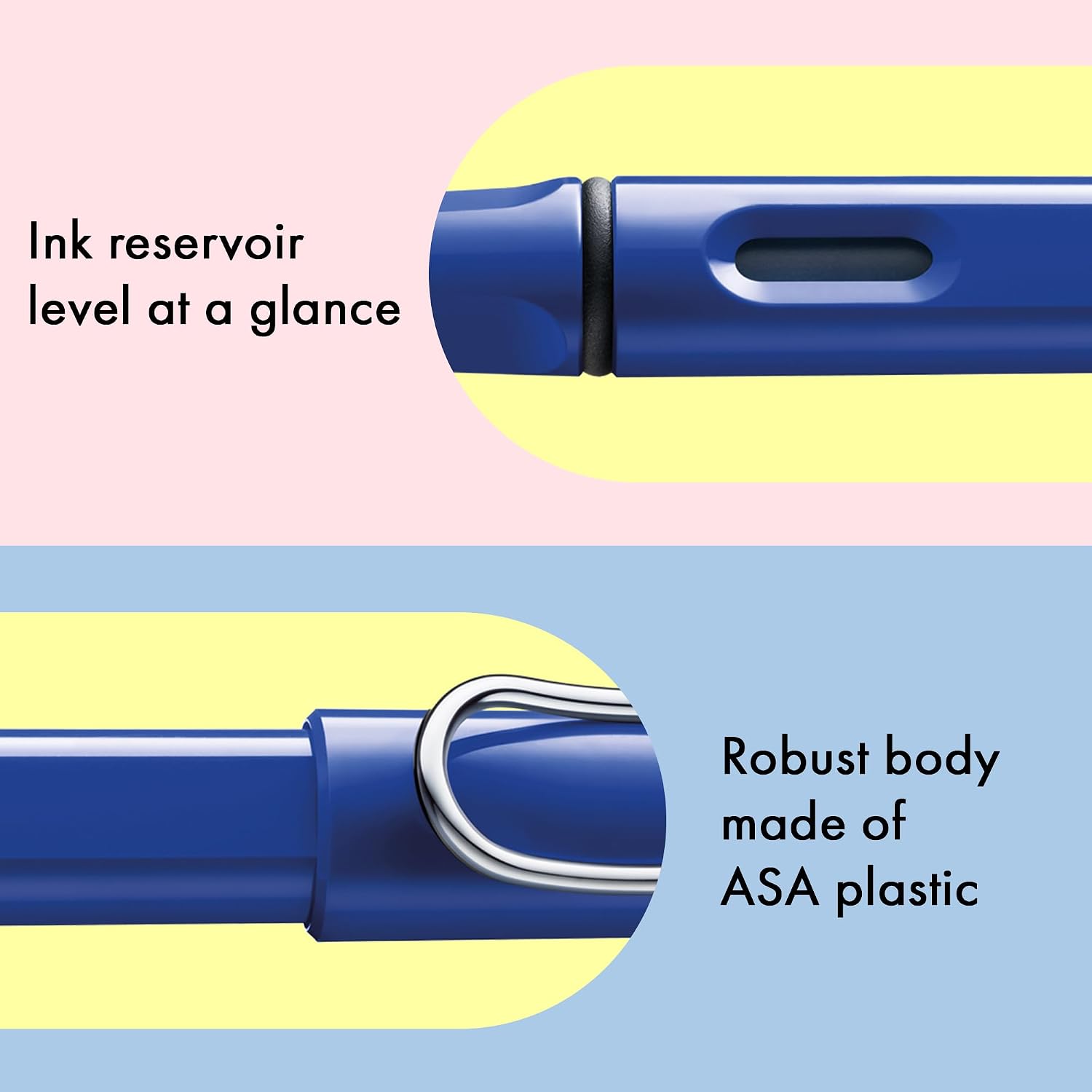 LAMY safari umbra - Fountain Pen with ergonomic grip & polished steel nib in size F - ideal for any Writing & Calligraphy - including LAMY T 10 blue cartridge - Right-Handed