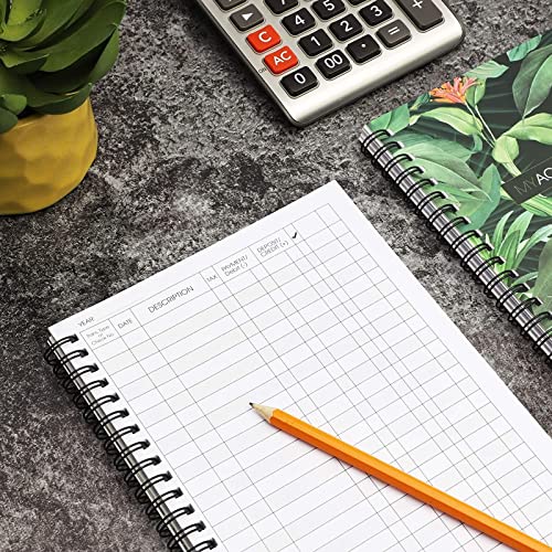 Paper Junkie Ledger Book - 8.5 x 6.25 In, Multicolor, Pack of 2