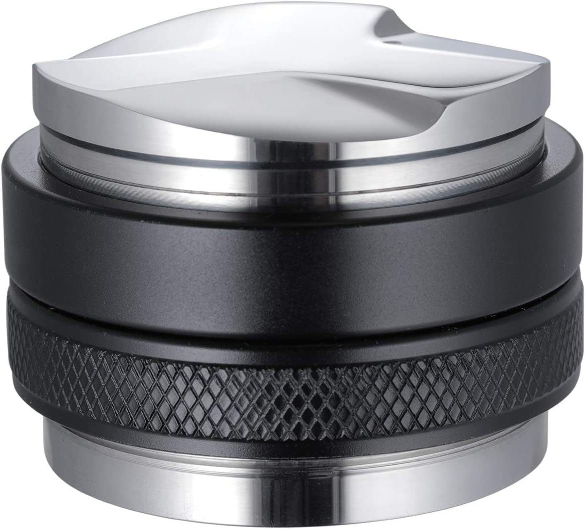 MATOW 53mm Coffee Distributor and Tamper, Dual Head Coffee Leveler Compatible with Breville 54mm Portafilter