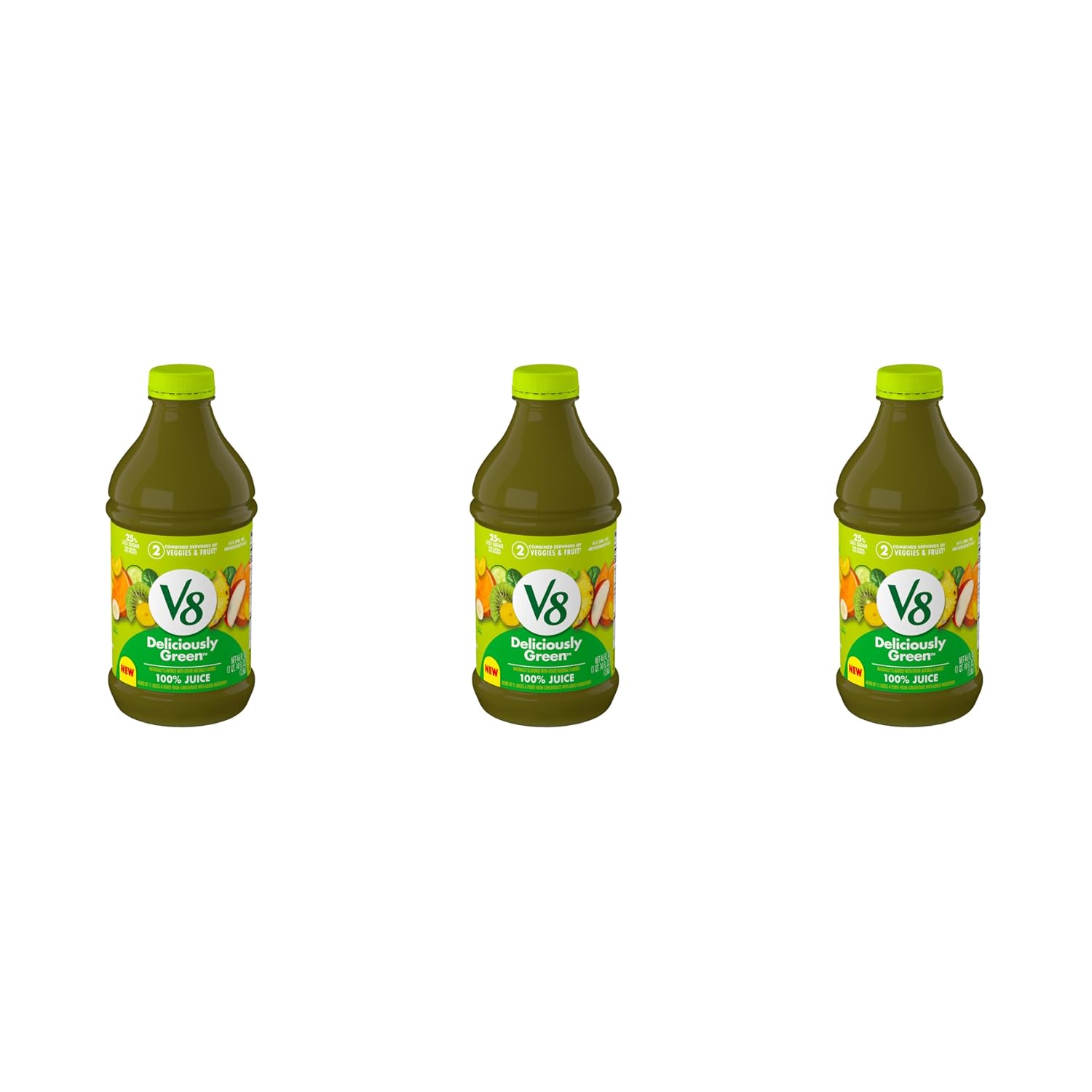 V8 Blends 100% Juice Pomegranate Blueberry Juice, Fruit and Vegetable Juice Blend, 46 Fl Oz Bottle